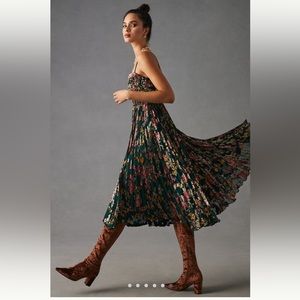 Anthropologie Verb by Pallavi Singhee Smocked Corset Dress, size Medium $200